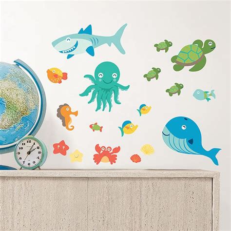 NH2548 - Sea Life Wall Stickers - by InHome