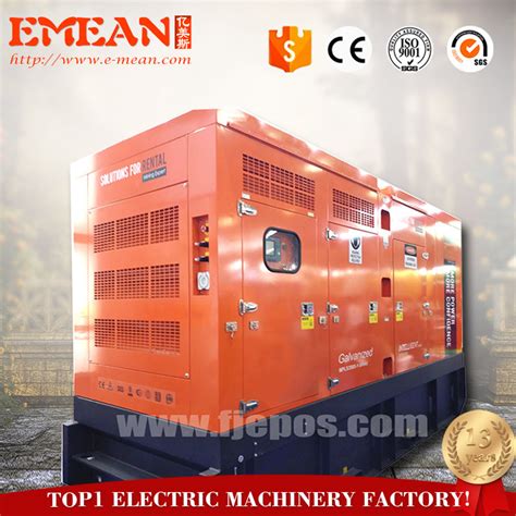 Brand Power Electric Start 160kw 200kva Silent Diesel Generator Genset