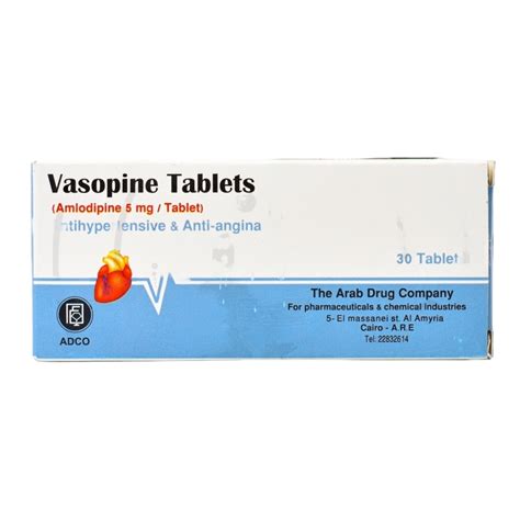 VASOPINE 5MG 30TAB Tay Pharmacies