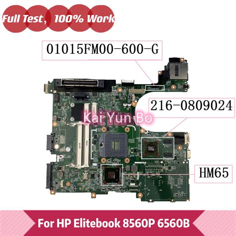 Para Hp Elitebook 8560p 6560b Computador Port Til Placa M E 01015fm00