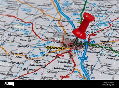 Banbury Oxfordshire Map Hi Res Stock Photography And Images Alamy