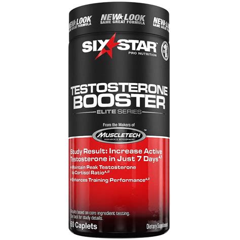 Six Star Testosterone Booster Supplement For Men Enhances Training Performance And Muscle Growth