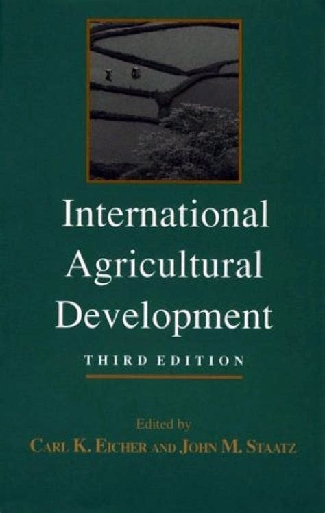 International Agricultural Development Nhbs Academic And Professional Books