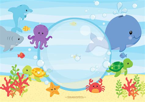 Fundo Do Mar Para Imprimir - Imagem Do Fundo Do Mar Para Imprimir - FDPLEARN