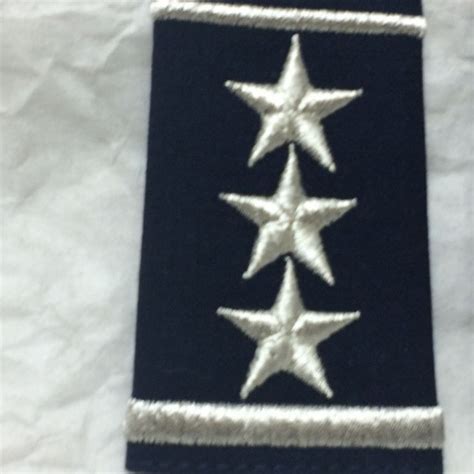 Military Air Force Uniform Shoulder Epaulet Insignia Lot 2 3 Star