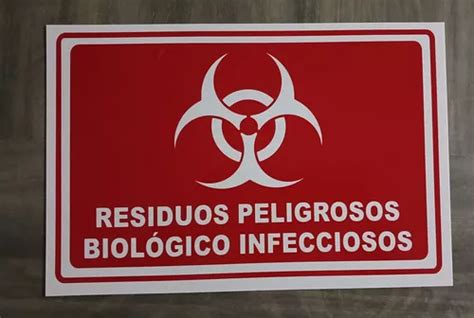 3 Señalamientos Residuos Peligrosos Biológico Infecciosos En Venta En