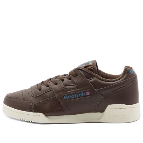Кроссовки мужские Reebok Workout Plus Vintage (FZ6025) коричневого ...