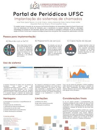 Portal De Peri Dicos Ufsc Implanta O Do Sistema De Chamados Pdf