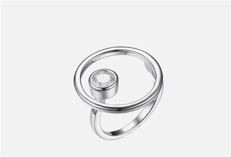 Aura Jewelry Кольцо серебряное White Sphere 16,5 — купить в Москве