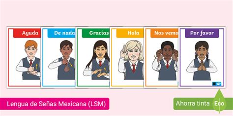 Lengua de Señas Mexicana Vocabulario de cortesía