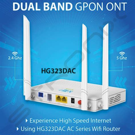 Wireless Or Wi Fi White Netlink XPON HG323DAC PRIME ONT 2GE 1POTS AC