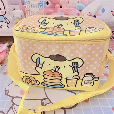 Bolsa De Almuerzo Impermeable De Anime Pu Kawaii Lonchera Termica