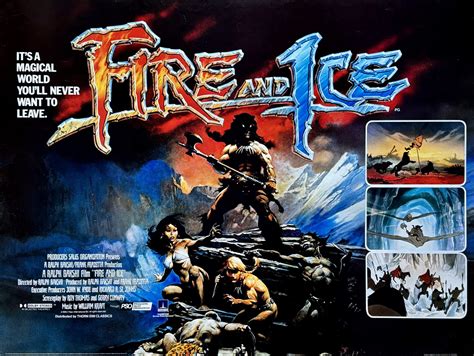 Original Fire And Ice Movie Poster Ralph Bakshi Frank Frazetta