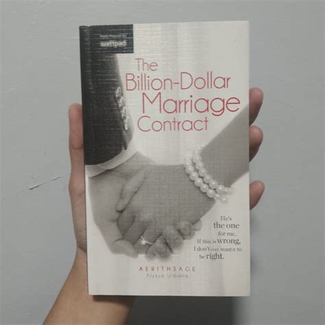 The Billion Dollar Marriage Contract Wattpad Book Hobbies And Toys