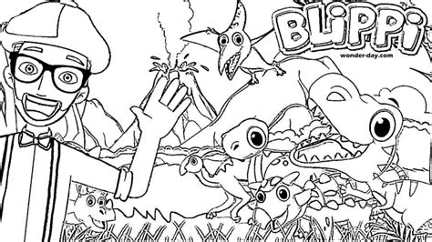 Coloring Pages Blippi Latest Free Coloring Pages Printable