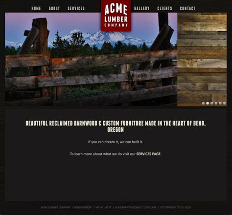 Acme Lumber Company Alison J Bates