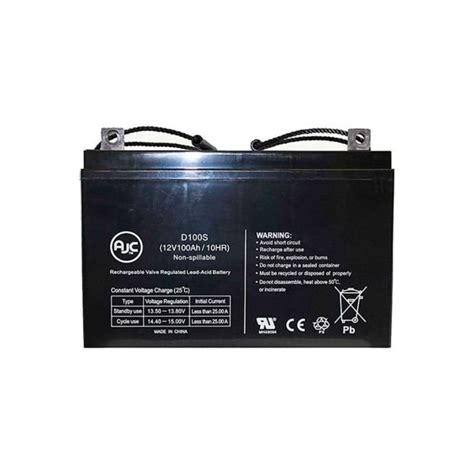 Battery Clerk AJC® Deka DC31DT 12V 100Ah Sealed Lead Acid Battery DEKA ...