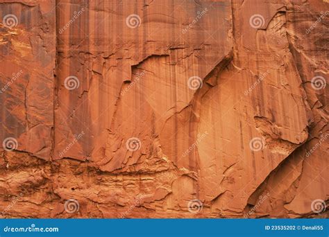 Massive Sandstone Walltexture Stock Photo Image Of Orange Stains