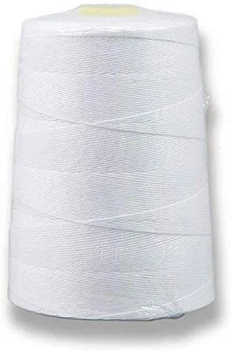 1 Ply Plain White Polyester Sewing Thread 300 Denier 40 At Rs 55