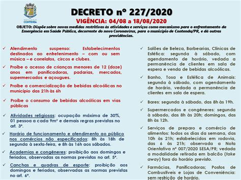 Novo Decreto Municipal Lançado Hoje 04 Flexibiliza Algumas Atividades