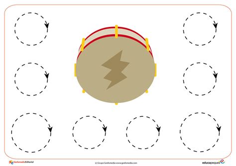 Trazos Circulares Fichas De Grafomotricidad Educapeques