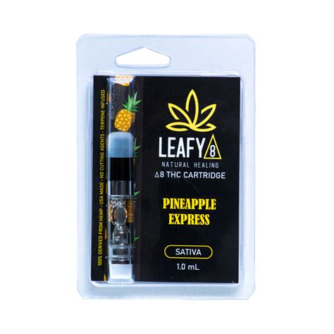 Delta 8 Thc Vape Cartridge Pineapple Express Leafy8 Delta 8 Thc