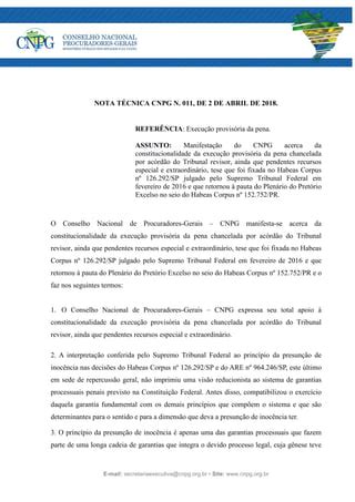 Nota Tecnica Cnpg PDF