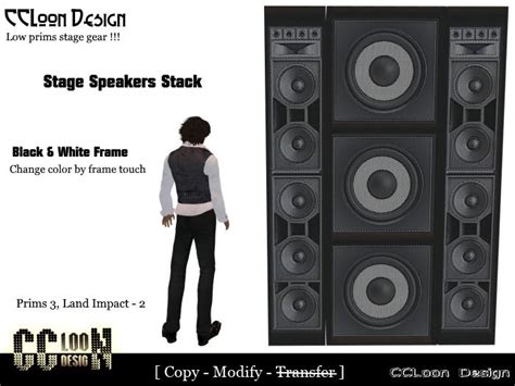 Ccloon Design Stage Speakers Stack Ccl03