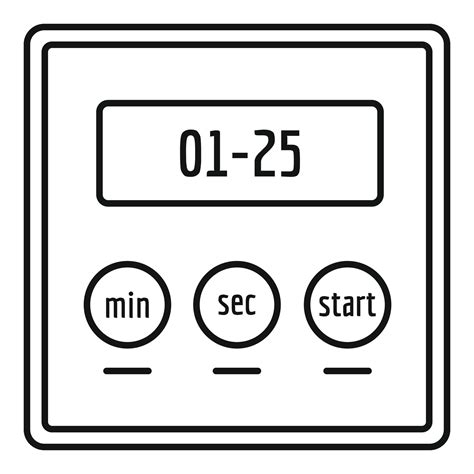 Alarm clock icon, outline style 14492190 Vector Art at Vecteezy