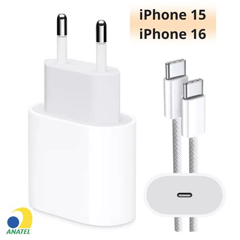 A Partir De Qual Iphone O Carregador É Tipo C - Carregador ORIGINAL Usb-C Tipo C 25w Turbo iPhone 15, 15 Plus, 15 Pro ...