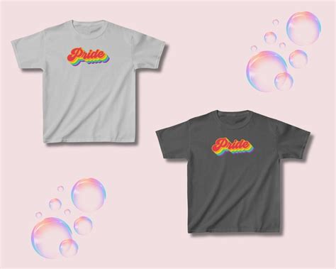 Gay Pride Baby Tee Rainbow Trans Bi Ace Crop Top Y2K Slogan Baby Tee Downtown Girl Cropped Tee