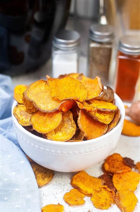 Air Fryer Sweet Potato Chips All Ways Delicious