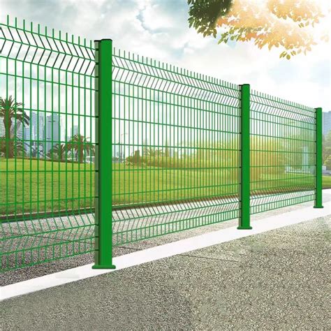 Green Security Welded Wire Mesh Fence 3d Folding Welded Wire Mesh