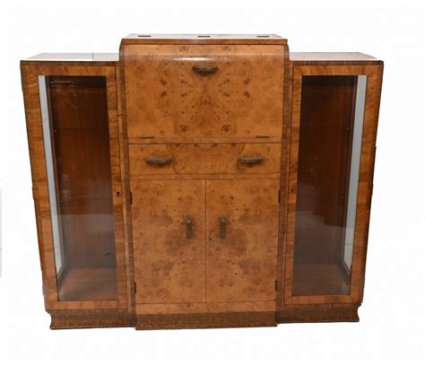 1930s Art Deco Cocktail Cabinet Vintage Furniture