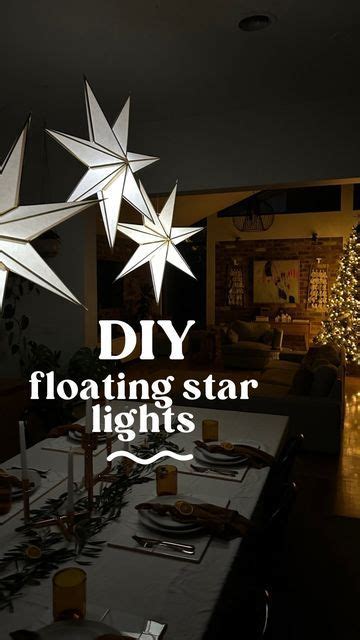 Sophie Brown on Instagram: "DIY Floating Star Lights This simple IKEA ...