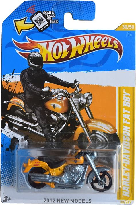 Amazon Mattel Hot Wheels Harley Davidson Fat Boy 2012 New Models