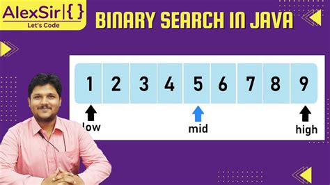 Binary Search In An Array ICSE Class 10 Java YouTube