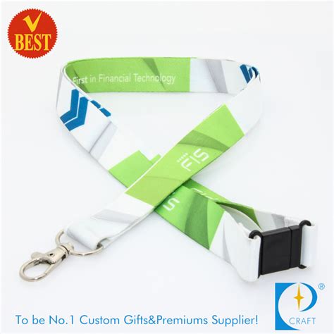 China High Quality Full Color Dye Sublimation Printed Lanyards With