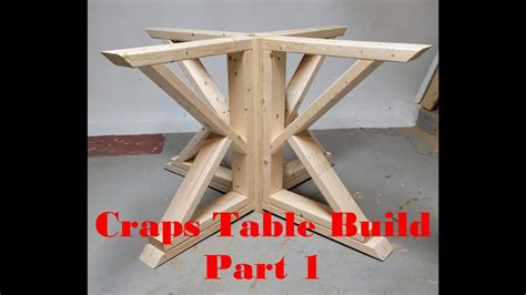 Craps Table Build Part 1 How To Make A Craps Table At Home Youtube