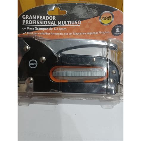 Grampeador Profissional Multiuso Jocar Office Shopee Brasil