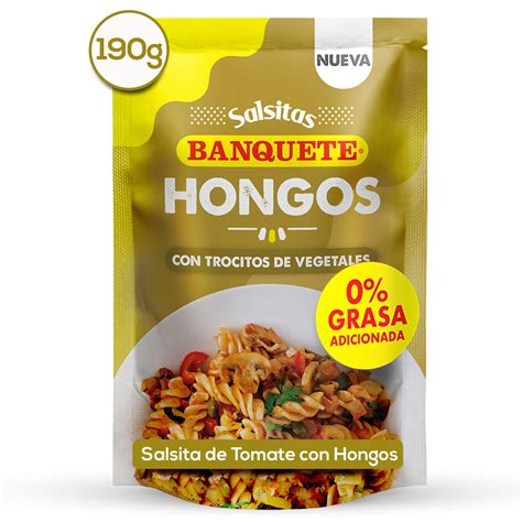 Comprar Salsita Tomate Con Hongos Banquete Doypack 190g Walmart