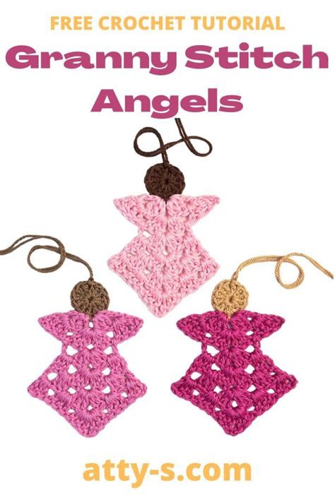 Granny Stitch Angels FREE Crochet Tutorial Atty S Christmas