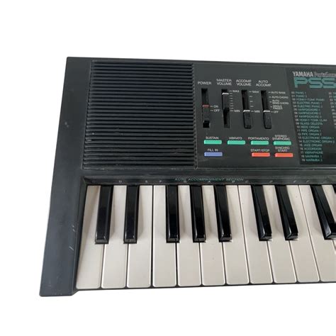 Vintage Yamaha Pss Portasound Voice Bank Electronic Keyboard With