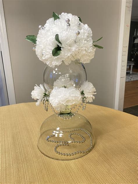 Pin By Gloria Conner On Table Dollar Tree Centerpieces Tree