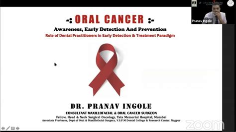 Oral Cancer Awareness Early Detection And Prevention Vspm Dental College