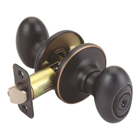 Egg Keyed Entry Door Knob Bronze ǀ Hardware & Locks ǀ Today's Design House