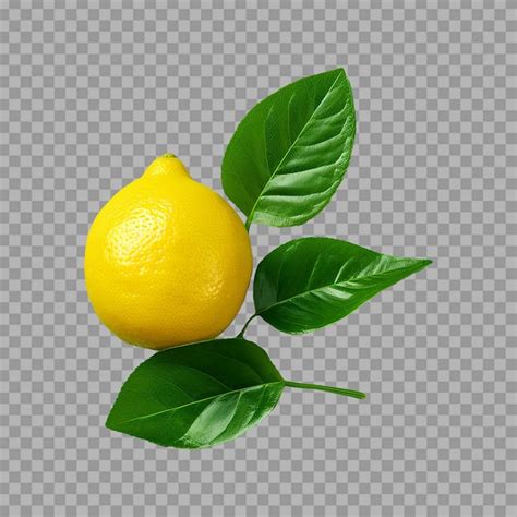 Premium PSD Lemon Isolated On Transparent Background Png