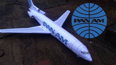 Papercraft Boeing 727 Pan Am Youtube