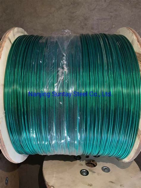 PVC Galvanized Steel Wire Rope 6X7 FC Iws 7X7 China Steel Wire Rope