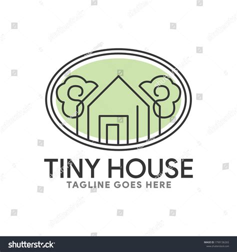 Tiny House Vector Logo Design Hand Stock Vector Royalty Free 1799136265 Shutterstock